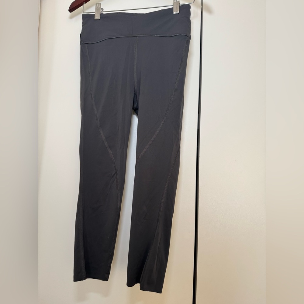 Lululemon Wonder Train High Rise Crop (23”) Dark Grey Leggings